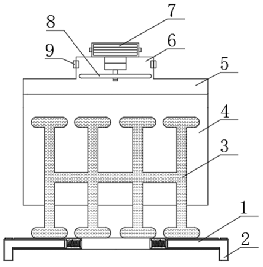 一種連通型脈動(dòng)熱管式電子元器件散熱裝置